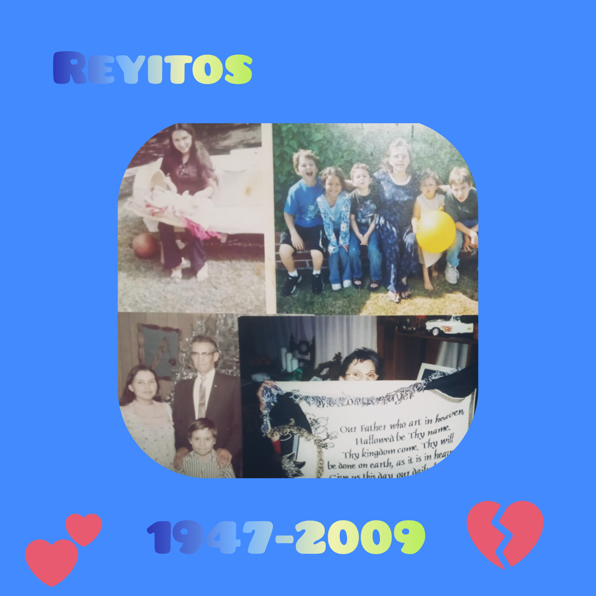 Grandma Rey Memorial Collage